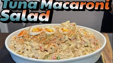 Making Tuna Macaroni Salad For My Party