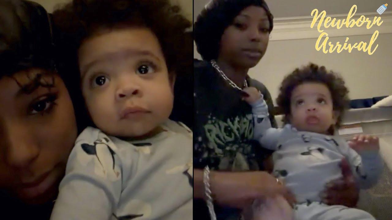 King Harris & J'Nijah's Son King Junior Tries To Snatch Mommy's Chain Off! ⛓
