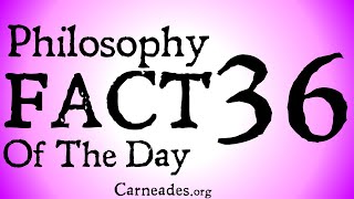 Philosophy Fact of the Day 36 #Shorts @ExperimentalPhilosophyExPhi