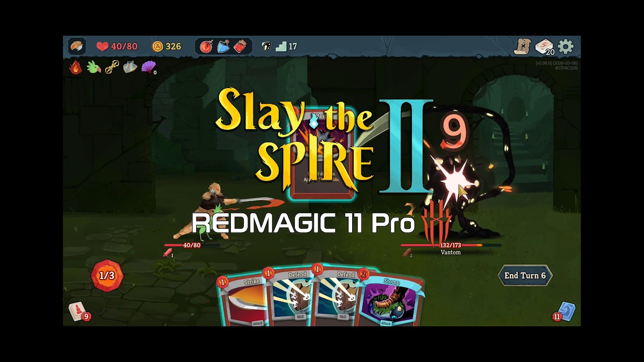 Slay The Spire 2 on the RedMagic 11 Pro (Snapdragon 8 Elite Gen 5)