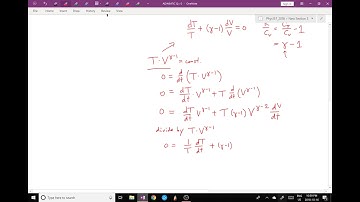 Relations between P, V, and T for adiabatic processes