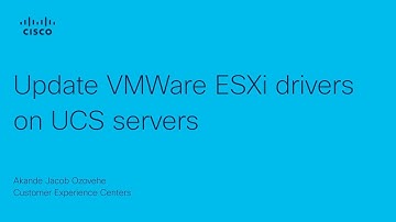 Update VMware ESXi Drivers on Cisco UCS Servers | Step-by-Step Firmware and Driver Upgrade Guide
