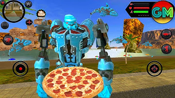 Robot Shark # Pizza Episode  | by Naxeex Robots | Android GamePlay HD