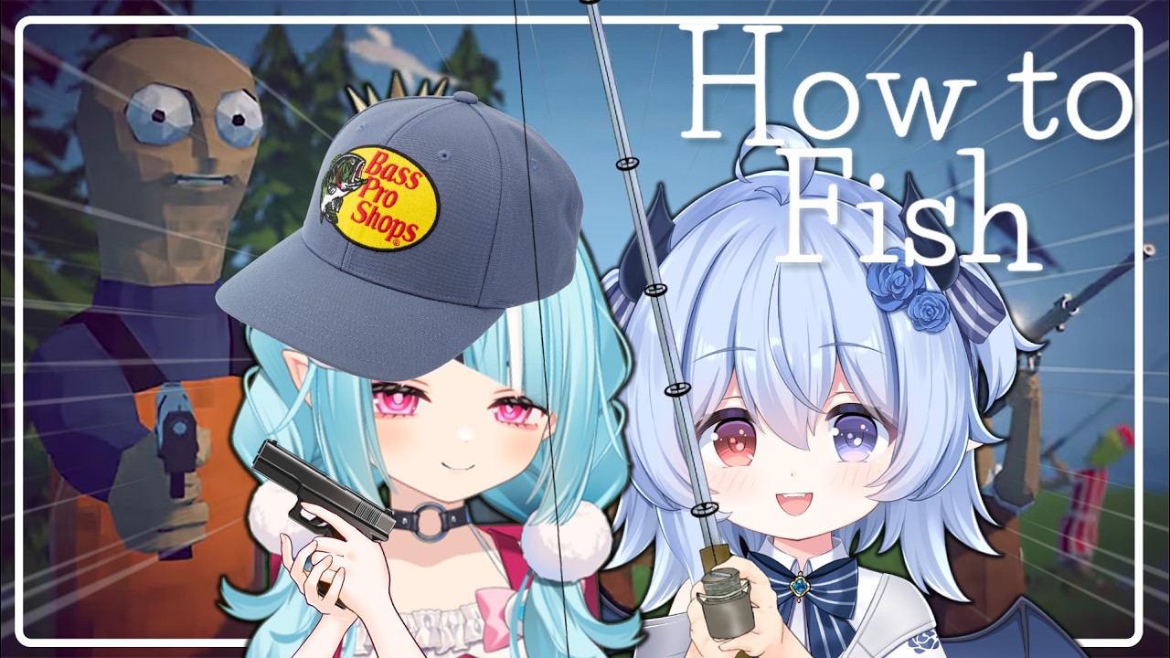 Imoutos Fish Part 2 🎣【How to Fish】Collab!