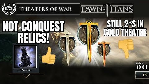 Dawn of Titans | ToW | Void Relics | Not Conquest Relics