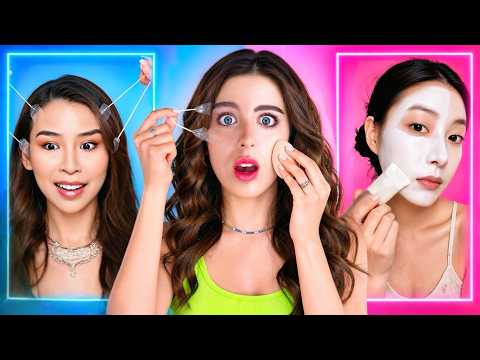 I DO MY FULL FACE OF MAKEUP USING ONLY KOREAN PRODUCTS !!