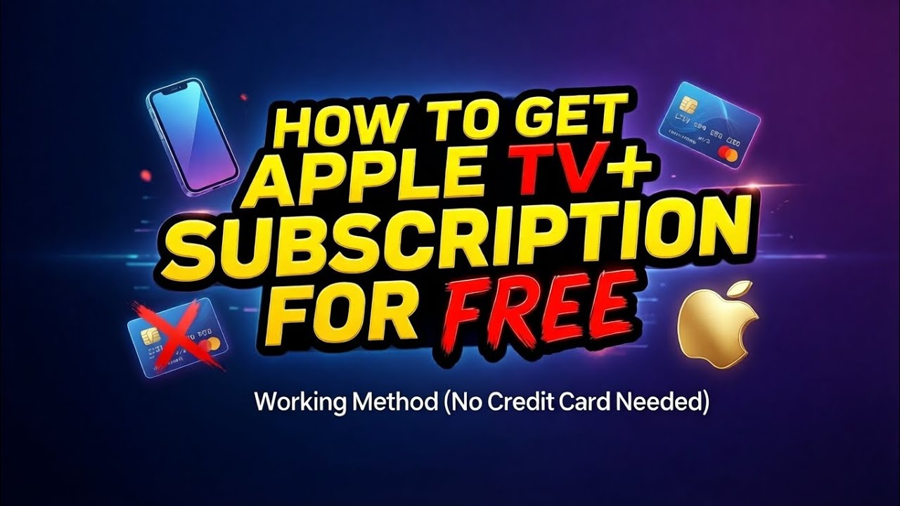 How to get apple tv subscription for free - YouTube