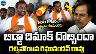 Raghunandan Rao AGGRESSIVE COMMENTS On KCR | BRS Party | @LegendTvin