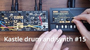 BASTL KASTLE DRUM and SYNTH #15 (with monotron DELAY)