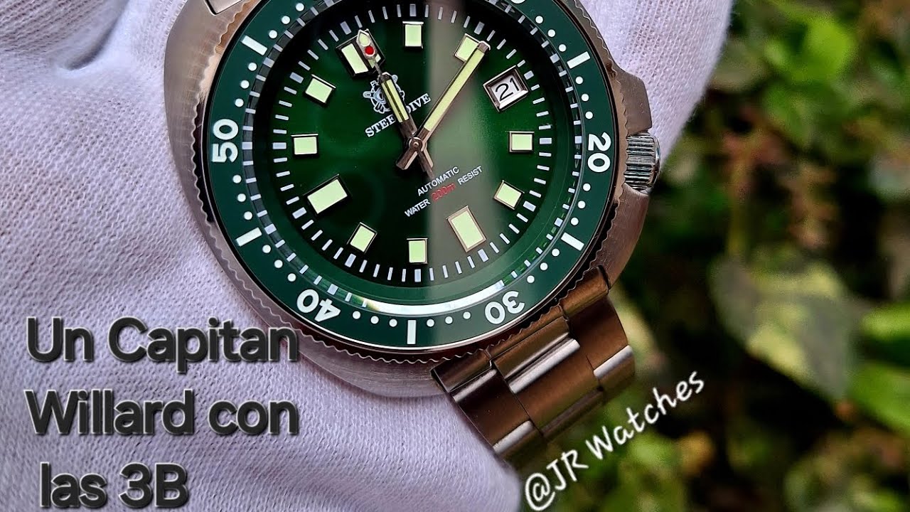 Un Capitan Willard con las 3B - SteelDive SD1970 , unboxing y breve reseña 🇵🇪⌚️