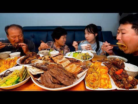[한가위 집밥] 포항 농산물로 푸짐하게 요리한 추석 한 상!! 한가위 집밥 요리&amp;amp;먹방!! (Korean Thanksgiving Day) - Mukbang eating show