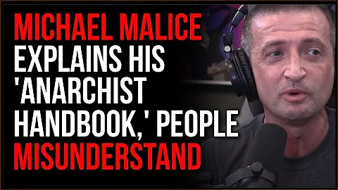 Michael Malice Explains His 'Anarchist Handbook' And The Meaning Of Anarchy, EVERYONE Misunderstands