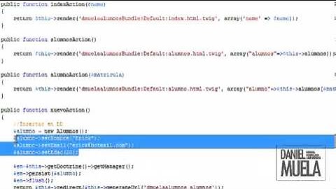 Doctrine en Symfony 2.3 Tutorial en Español - Parte 6.2