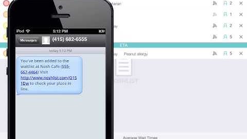 NoshList: The Best iPad Waitlist App