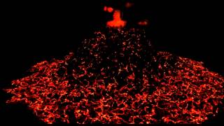 Volcano Eruption short 3D animation