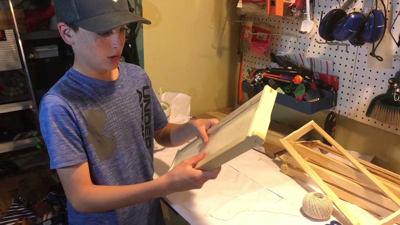 Making Cut Comb Honey Frames