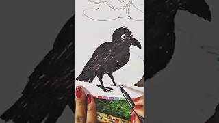 crow sketch drawing #art #drawing #pendrawing #psart #pencilportrsit
