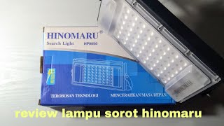 Unboxing unboxing | LED HINOMARU 50watt murah. 