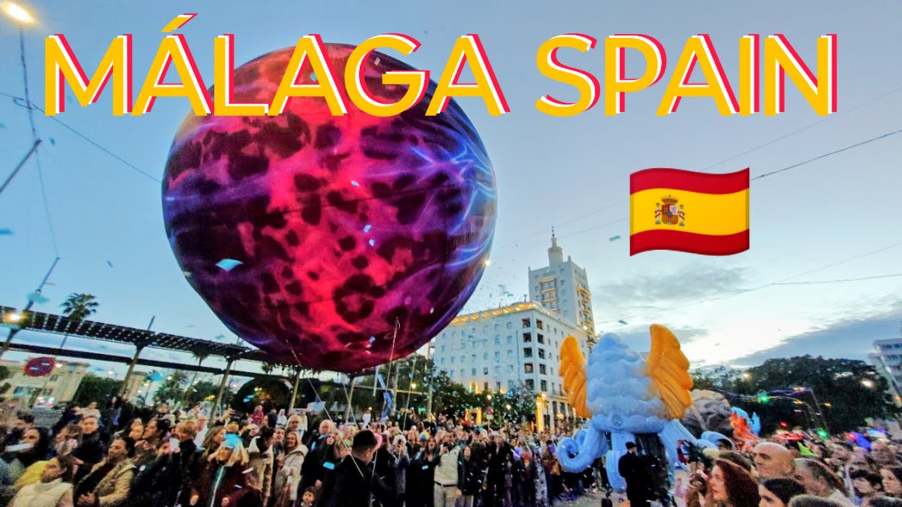 4K Gran Desfile del CARNAVAL MÁLAGA Spain PARADE pasacalles Карнавал Karneval 8 febrero 2026 