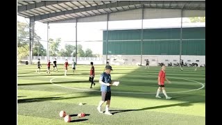 positional game 6 Vs 6 Changing Direction side to side