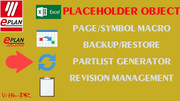 #08 [EPlan Tutorial] [Create macro template and make placeholder] Tips design electric faster
