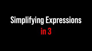 Simplifying Expressions in 3 minutes - PreAlgebra