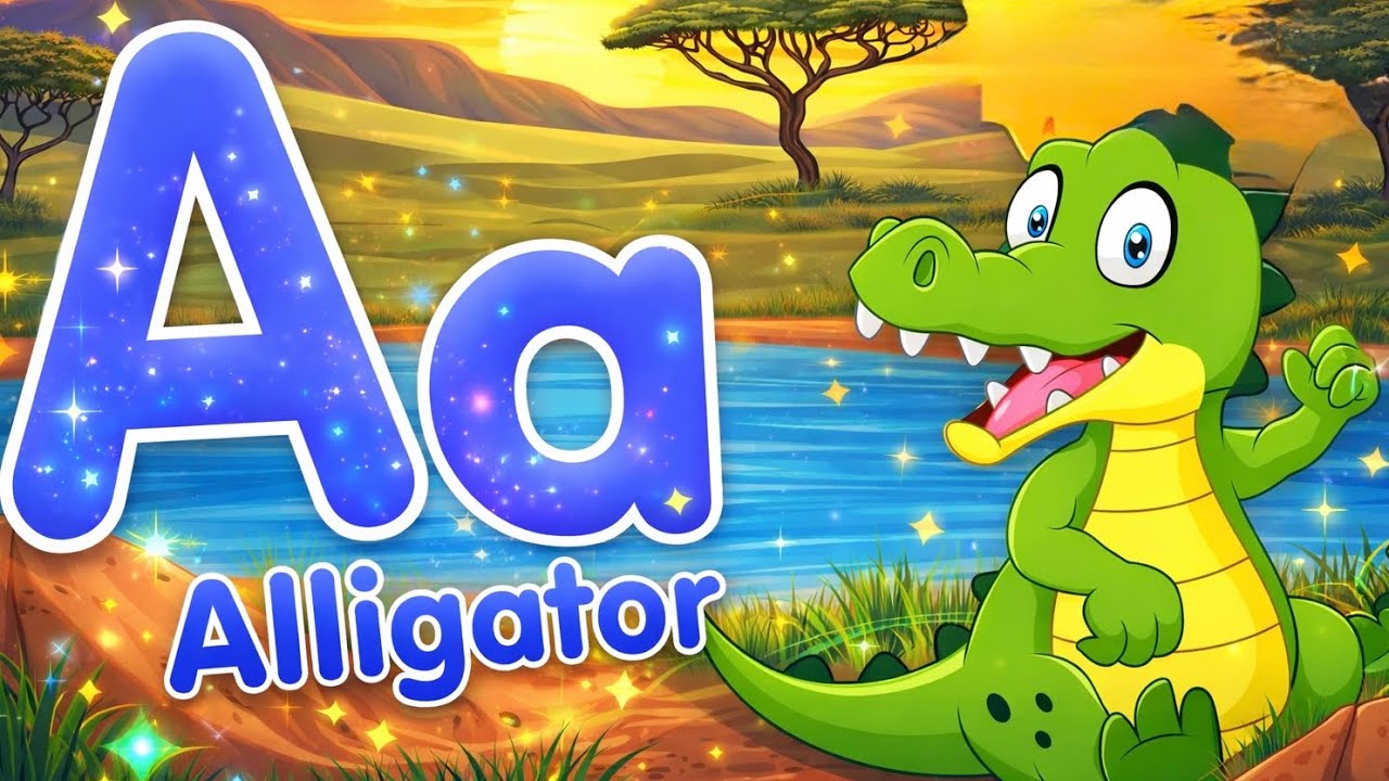 ABC for Kids | A is for Alligator 🐊 | B is for Bear 🐻 | ABC Alphabet Song for Kids #abcsong