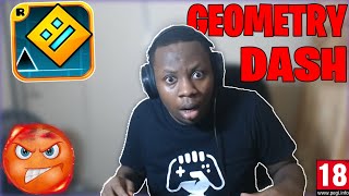 AFRICAN MAN PLAYS THE HARDEST GAME EVER!! | Geometry Dash!! screenshot 3