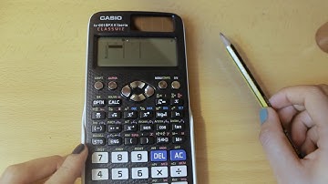QUÍMICA: Cálculo de regresión lineal con calculadora CASIO fx-991SPXII Iberia