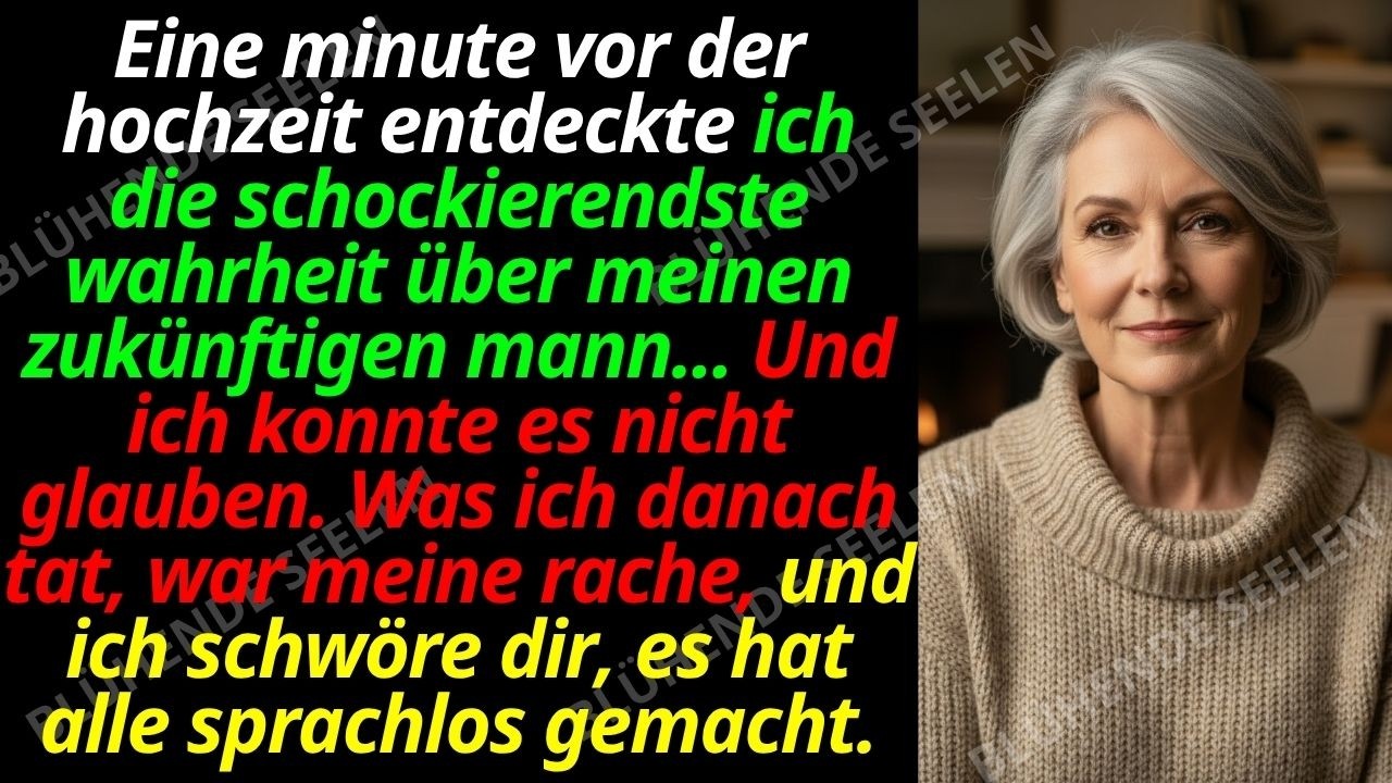 Ich stand in meinem Brautkleid, das Make-up perfekt, die Gäste warteten – und durch die Wand hörte ich meinen zukünftigen Ehemann sagen: „Ich muss diese fette Kuh heiraten, damit ich an ihr Geld...