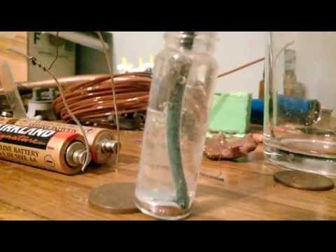making sodium hydroxide.