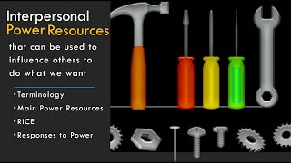 Interpersonal Power Resources