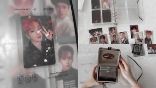 ep.02 ♡ распаковка нового биндера и организация фотокарт 🍧 | stray kids - enhypen photocards