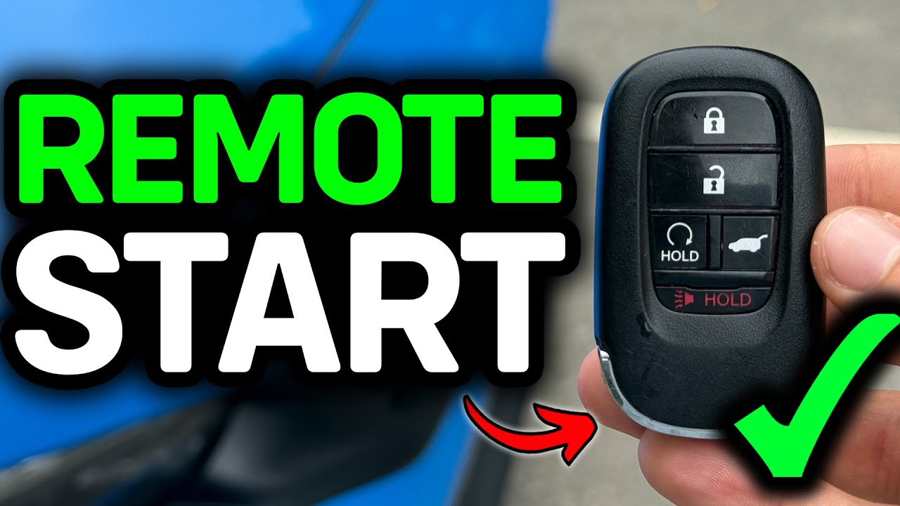 How To Remote Start Honda Odyssey 2017/2018/2019