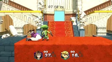 CPU Tourney#4 - Project M EX Remix - Quarterfinals - Zelda vs Toon Link