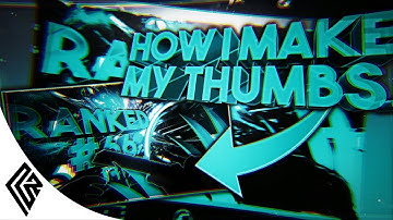 How I Make My 3D Text Critical Ops Thumbnails!|I