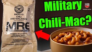 Soldier's Favorite MRE? Chili & Macaroni Field Ration | Military Meal Ready To Eat Taste Test Review