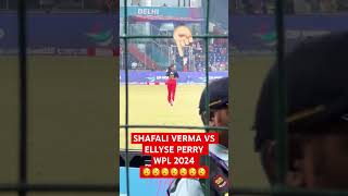 ELLYSE perry vs SHAFALI Verma 🫨😳!#cricket #viral #trending #wpl #rcb #shorts #perry #cricketshorts