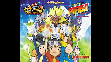 歌詞付 Fire 和田光司 デジモンフロンティアop تحميل Download Mp4 Mp3