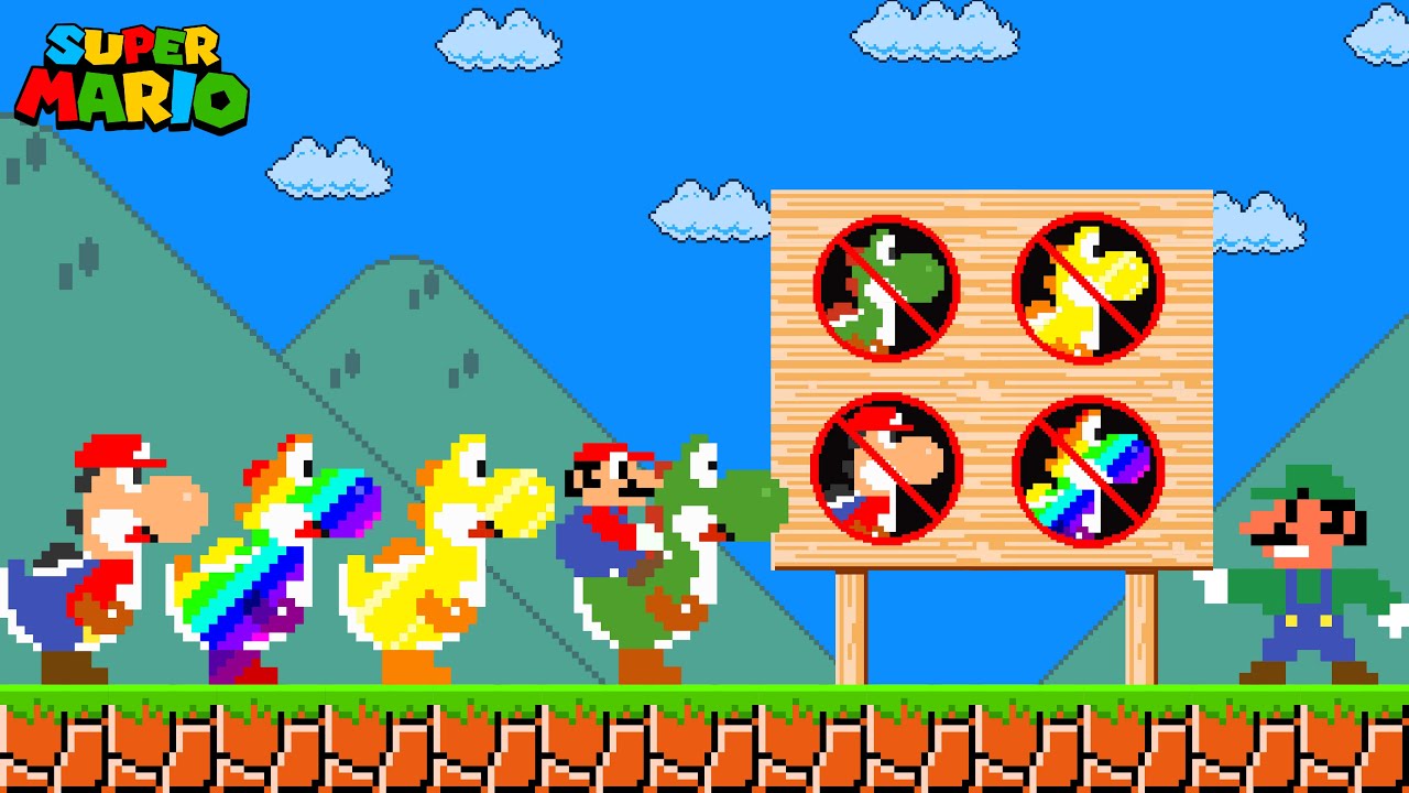 Cat Mario: Super Mario Bros. But All Yoshi Are Banned