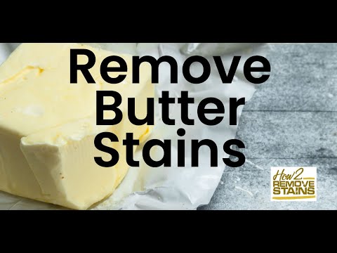 How to remove butter stains from clothes with Baking soda