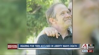Hearing for teen accused in Liberty man's death