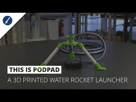 Meet PodPad, the 3D printed Water Rocket Launcher