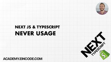 Typescript #21 Never Type | Next JS & Typescript with Shopify Integration (From Course)