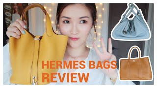 我的三個愛馬仕包包My Hermès bags collection | Lindy | Garden Party | Picotin | cheerS beauty 【中字】