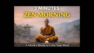 Morning Zen β Listen for 3 Minutes and Calm Your Mind