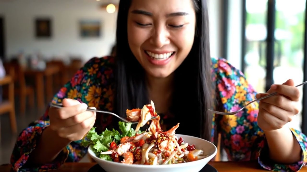 Find Your Happy Place: It's Wherever the Delicious Food Is! (A simple, engaging title about the food