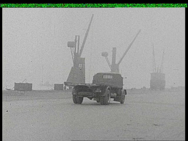 Port Archives: Unloading of Tea at Dublin Port & Docks 1948