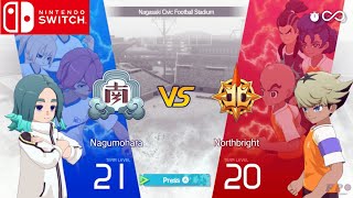 INAZUMA ELEVEN Victory Road – Nagumohara vs Northbright | Full Match Gameplay