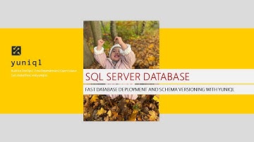 SqlServer repeatable database deployment and schema versioning with yuniql (Music track version)